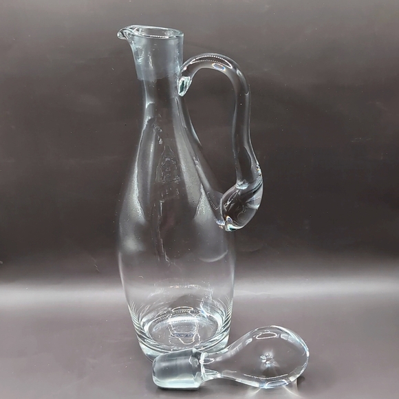 Toscany Barware Whiskey Liquor Decanter Contemporary Clear - Picture 1 of 10